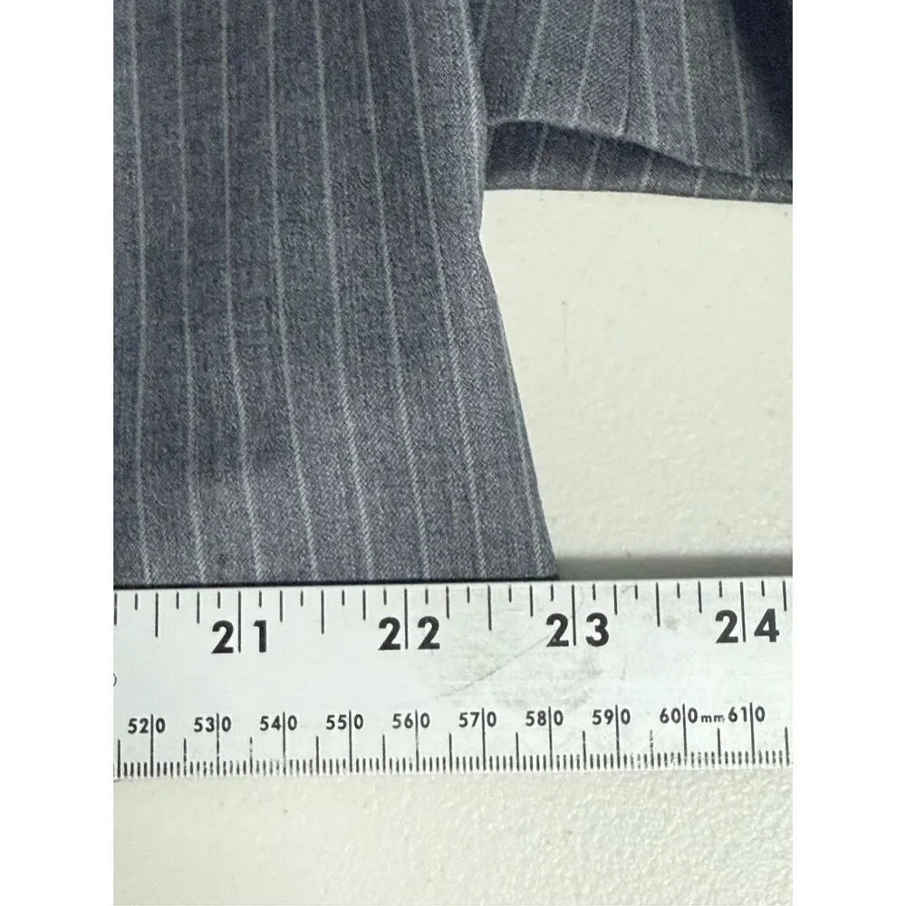 Brooks Brothers 346 Fitzgerald Fit Two Button Wool Blazer Jacket 40L Grey‎